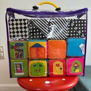 Vibrant Soft Block Set with Patterns